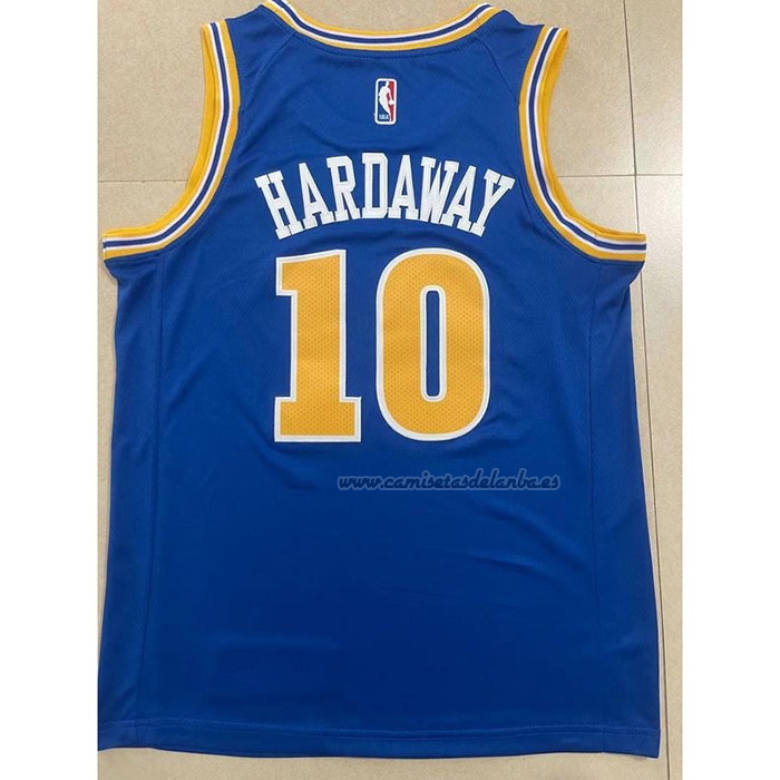 Camiseta Golden State Warriors Tim Hardaway NO 10 Classic 2022-23 Azul